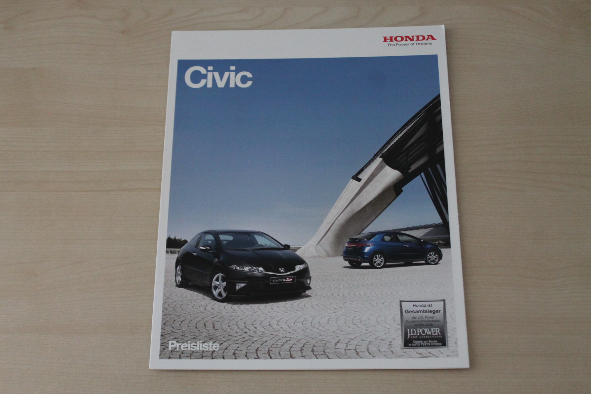 Honda Civic - Preise & tech. Daten & Ausstattungen - Prospekt 03/2009
