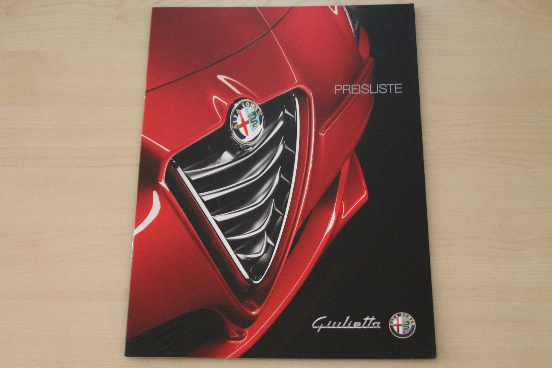 Alfa Romeo Giulietta - Preise & Extras - Prospekt 01/2014