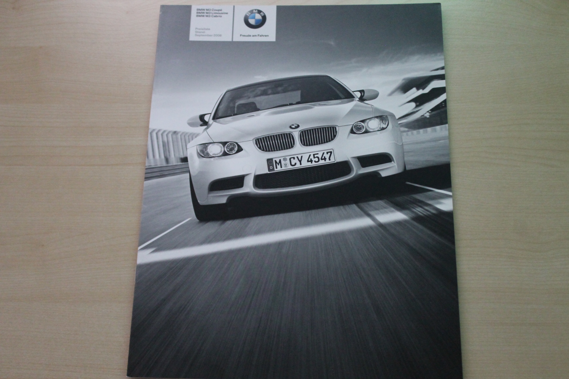 BMW M3 + Coupe + Cabrio - Preise & Extras - Prospekt 09/2008