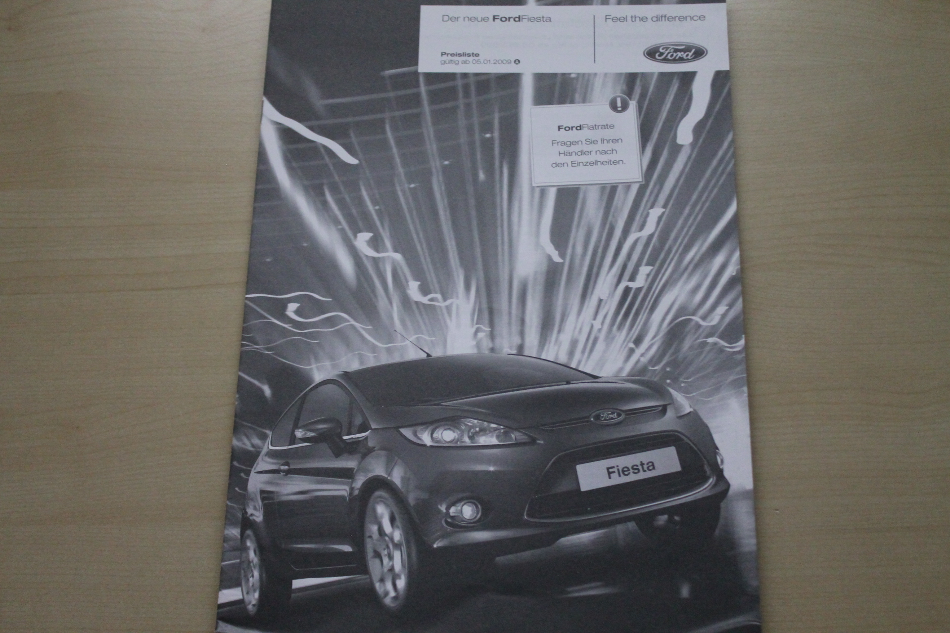 Ford Fiesta - Preise & tech. Daten & Ausstattungen - Prospekt 01/2009