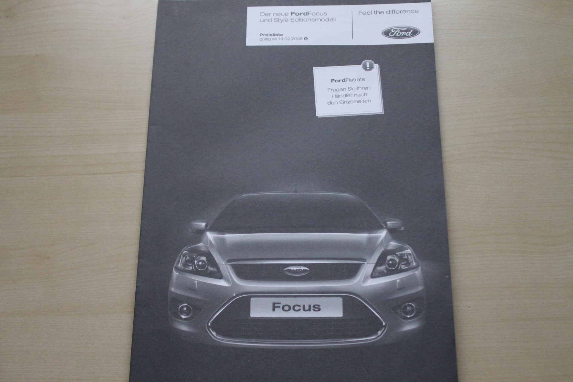 Ford Focus + Style - Preise & tech. Daten & Ausstattungen - Prospekt 02/