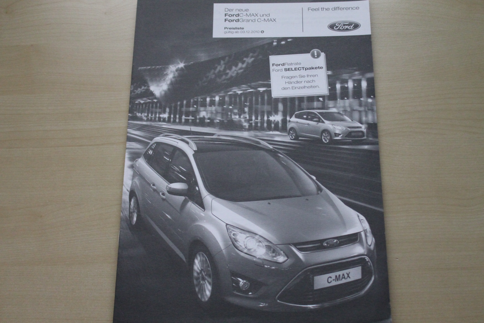 Ford C-Max + Grand - Preise & t. Daten & Ausstattungen - Prospekt 12/201