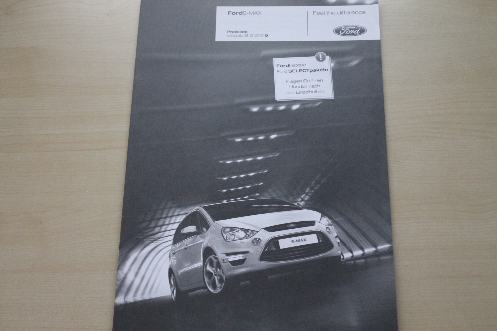 Ford S-Max - Preise & tech. Daten & Ausstattungen - Prospekt 12/2010