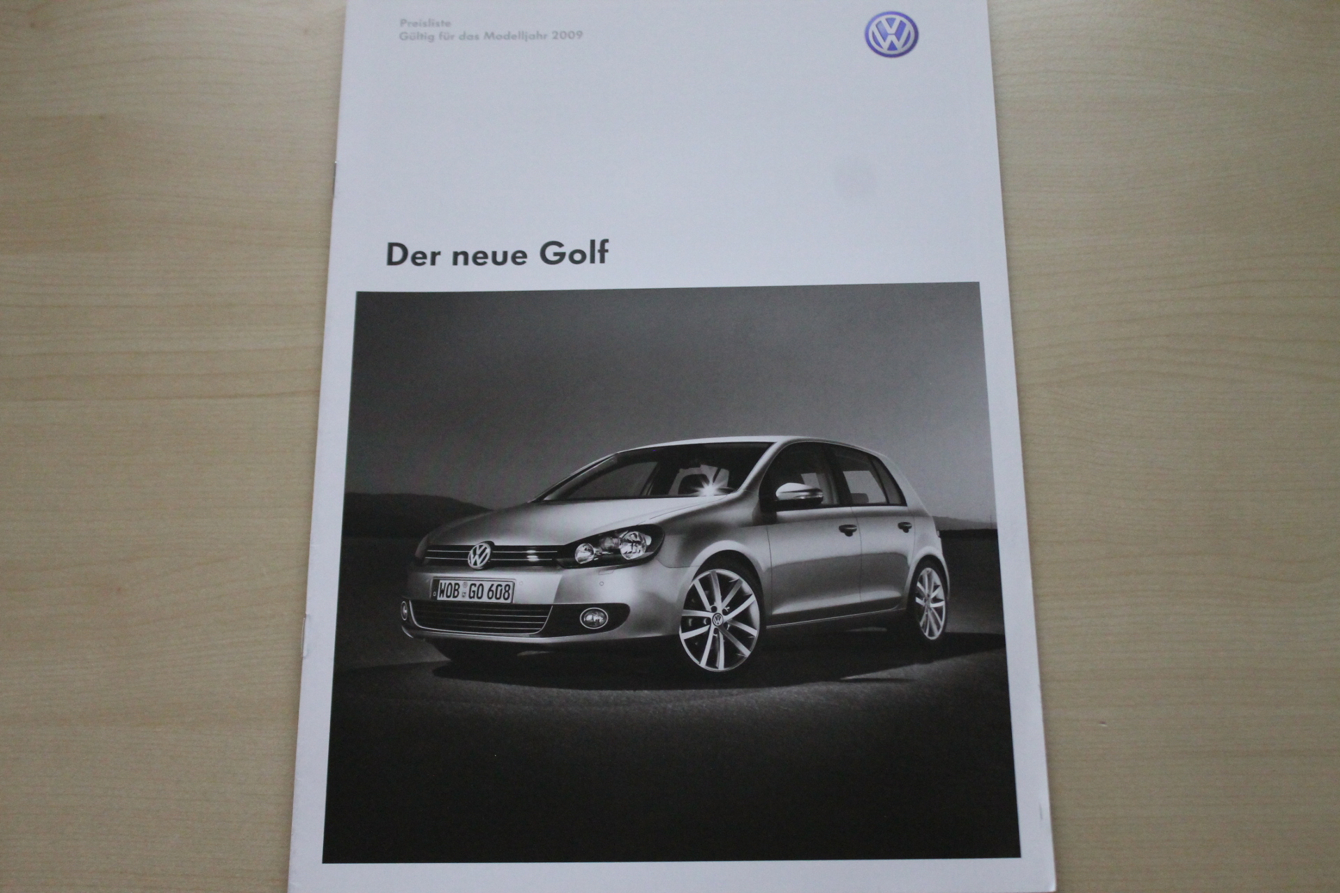 VW Golf VI - Preise & Extras - Prospekt 08/2008