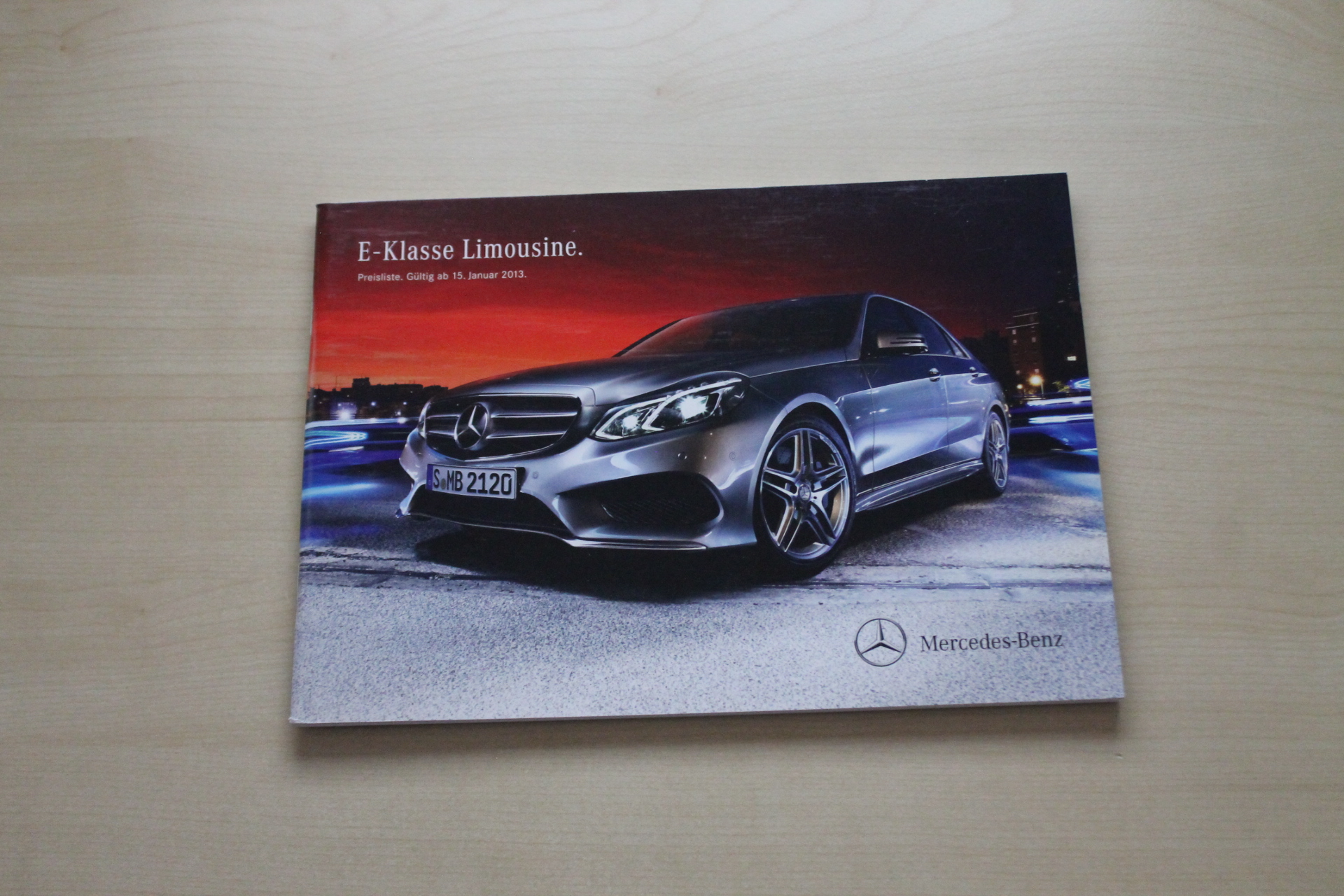 Mercedes E-Klasse W212 - Preise & Extras - Prospekt 01/2013