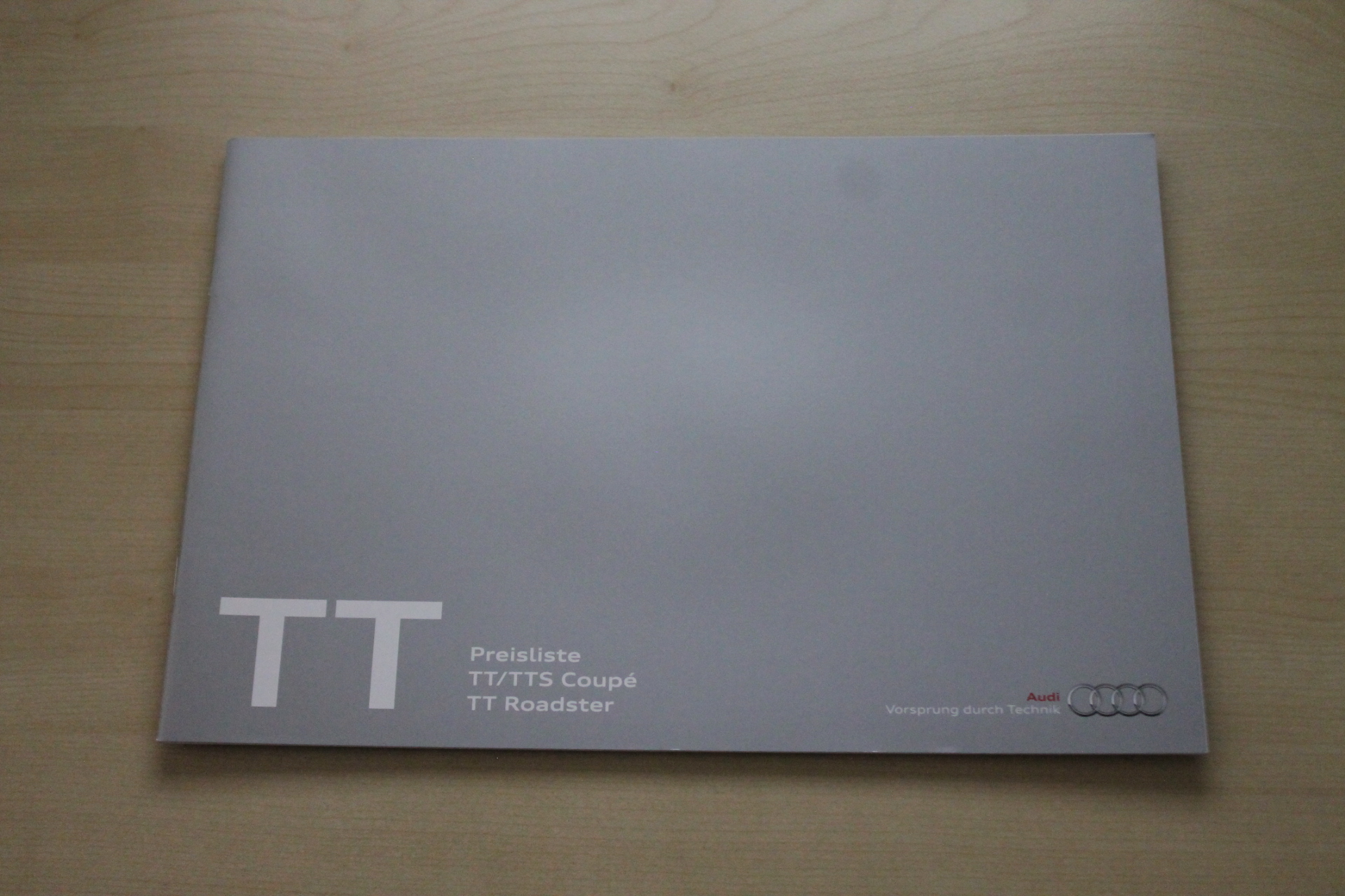 Audi TT TTS Coupe + Roadster - Preise & Extras - Prospekt 10/2014