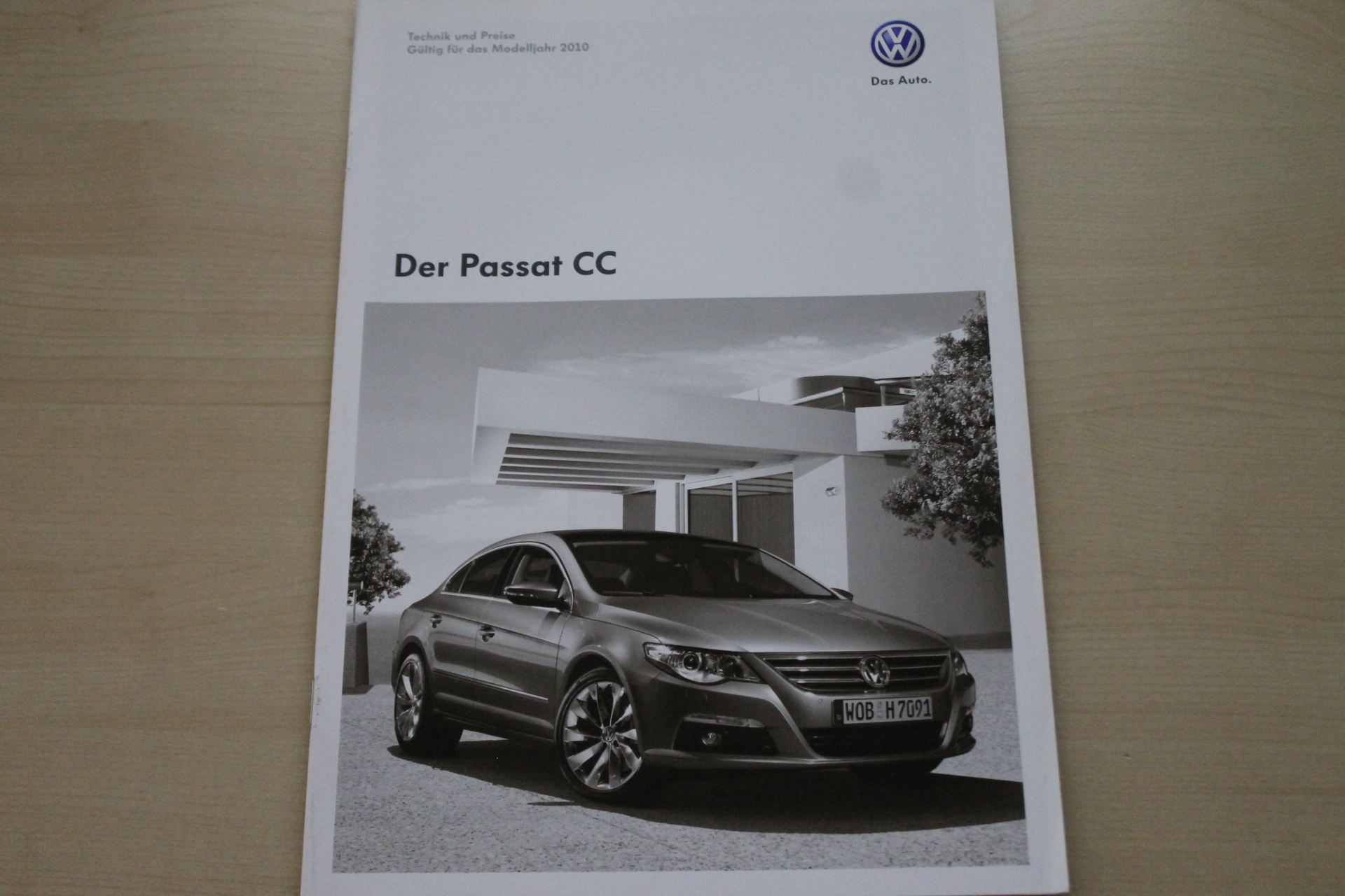 VW Passat CC - Technik & Preise & Extras - Prospekt 11/2009