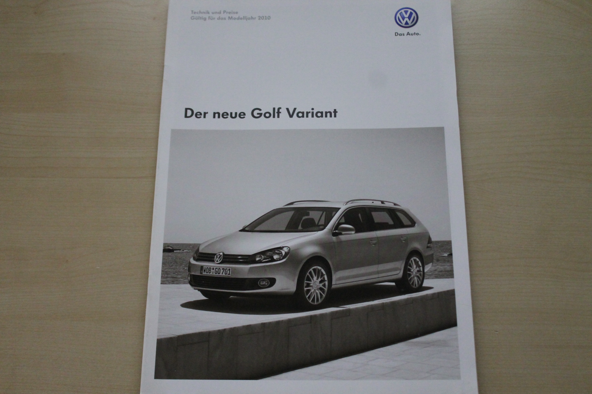 VW Golf VI Variant - Technik & Preise & Extras - Prospekt 08/2009