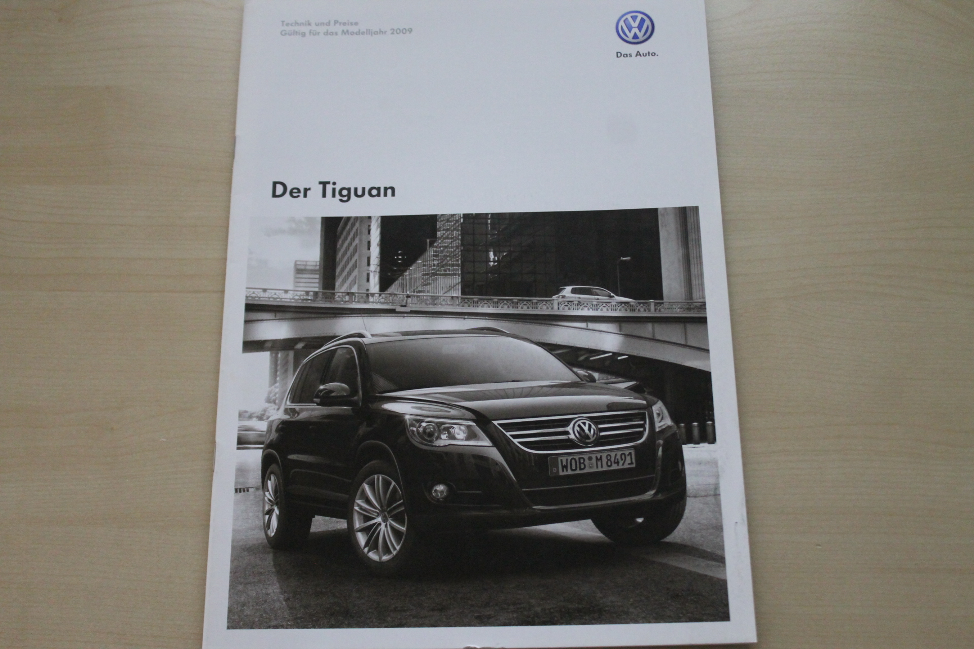 VW Tiguan - Technik & Preise & Extras - Prospekt 01/2009