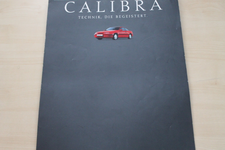 Opel Calibra - Übergröße - Prospekt 09/1989