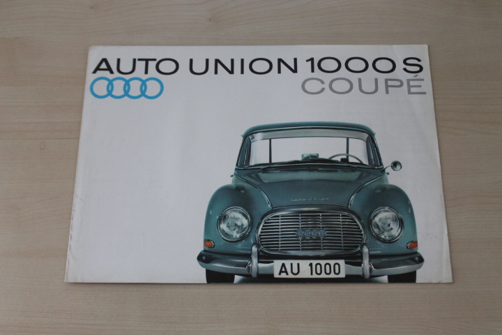 Audi Auto Union 1000 S Coupe Prospekt 196?