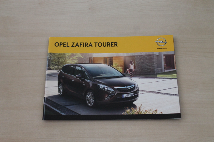 Opel Zafira Tourer Prospekt 08/2011