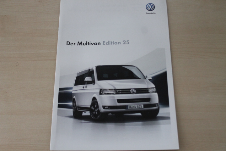 VW Bus T5 Multivan - Edition 25 - Prospekt 09/2010 - autotestversand.com