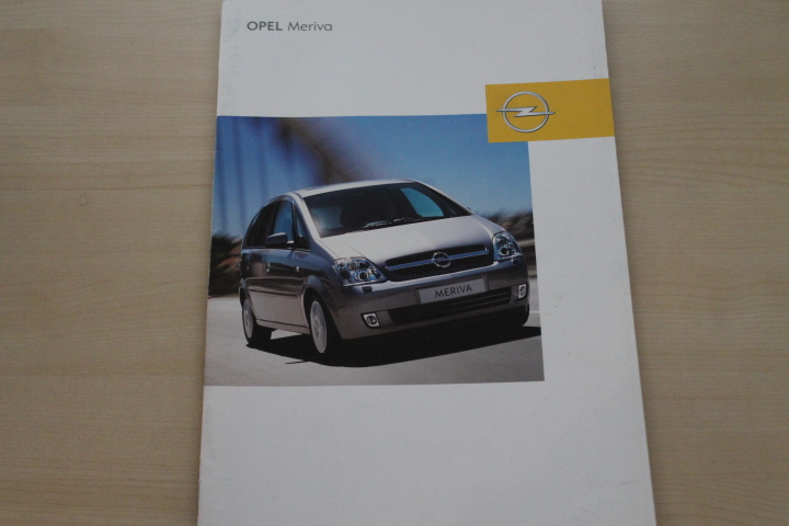 Opel MerivaProspekt 01/2003