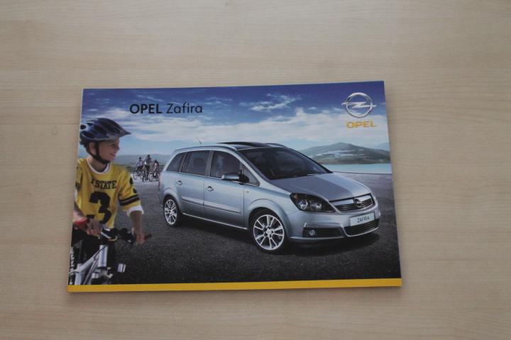 Opel Zafira Prospekt 12/2006
