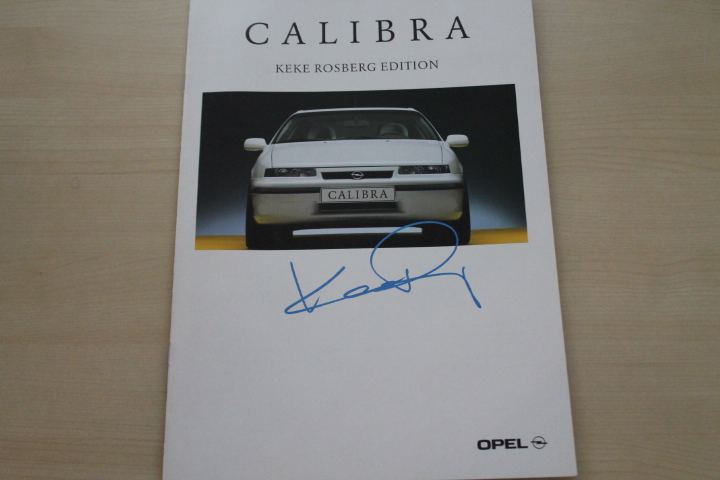 Opel Calibra - Keke Rosberg Edition - Prospekt 09/1994