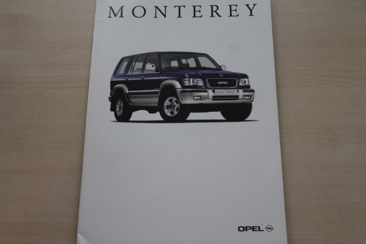 Opel Monterey Prospekt 04/1998