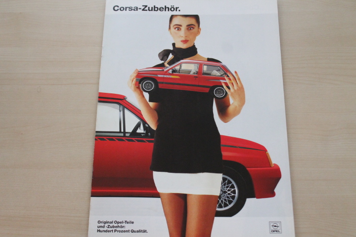 Opel Corsa A - Zubehör - Prospekt 03/1988