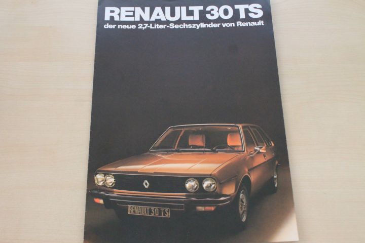 Renault R 30 TS Prospekt 198?