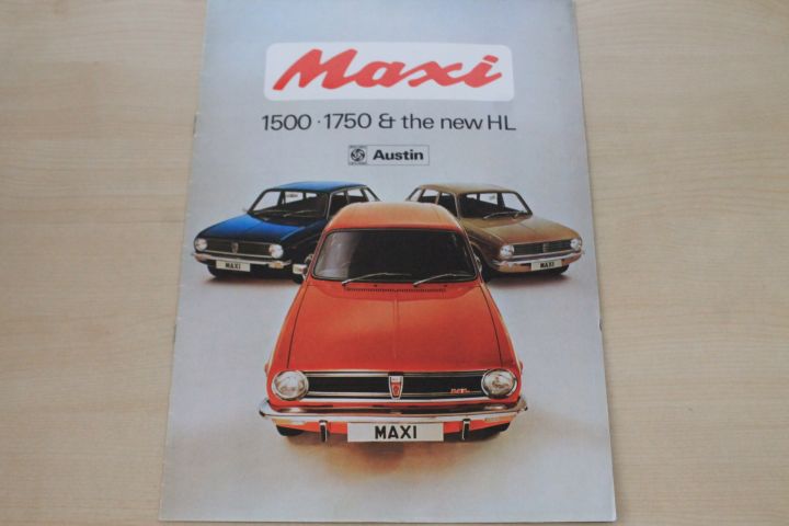 Austin Maxi 1500 1750 HL Prospekt 09/1974