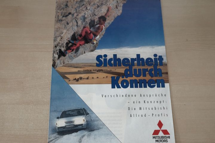 Mitsubishi Pajero - Galant GTi 16V Dynamic Prospekt 01/1990