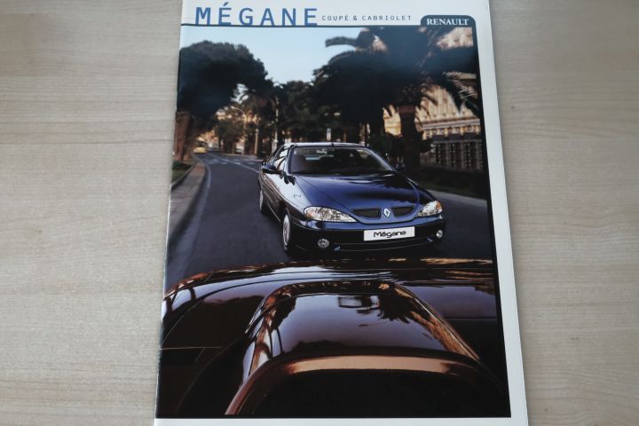 Renault Megane Cabrio + Coupe Prospekt 06/1999