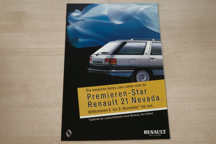Renault R 5 Flash - Espace J11 - R 25 Prospekt 198?