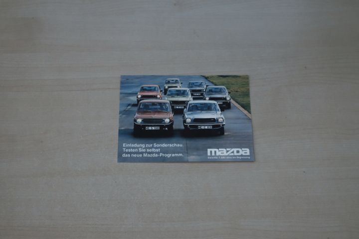 Mazda 1000 616 Limousine 818 Postkarte 197?