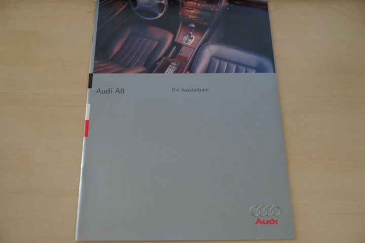Audi A8 - die Ausstattung - Prospekt 05/1995