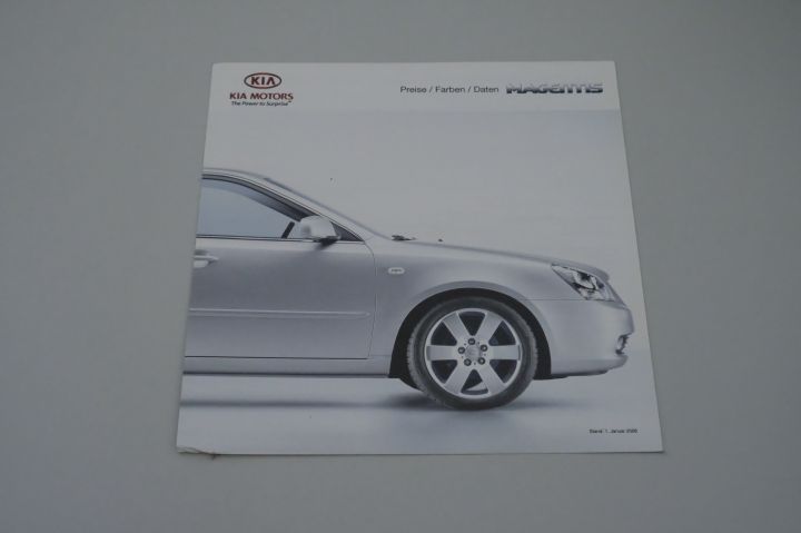 Kia Magentis - Preise & Extras & Farben - Prospekt 01/2008