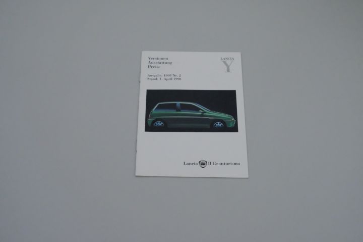 Lancia Ypsilon - Preisliste & Extras - Prospekt 04/1998