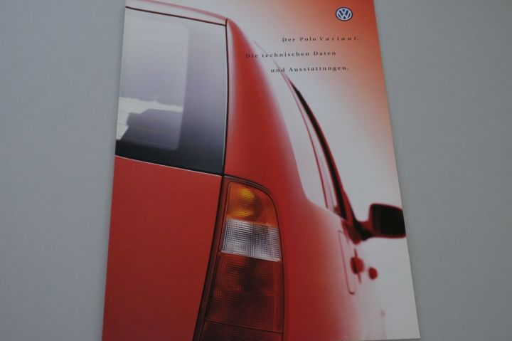 VW Polo Variant - technische Daten & Ausstattungen - Prospekt 04/2000