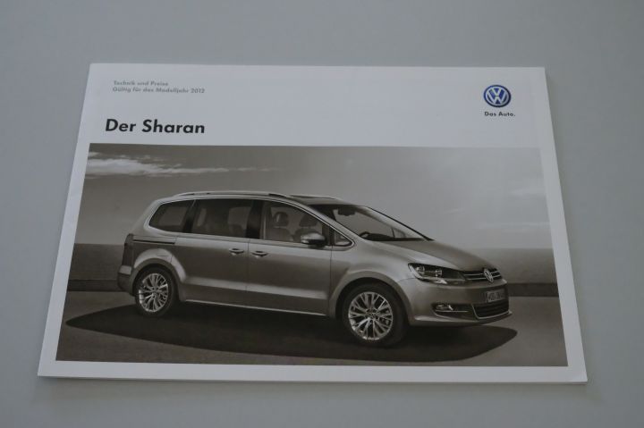 VW Sharan - Preisliste & Extras & Technik - Prospekt 07/2011