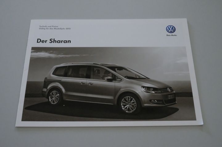VW Sharan - Preisliste & Extras & Technik - Prospekt 05/2011