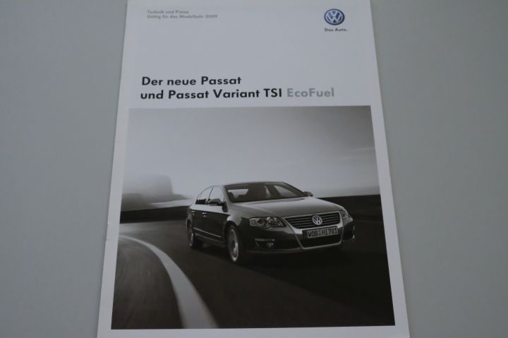 VW Passat + Variant TSI - Preisliste & Extras & Technik - Prospekt 01/2009