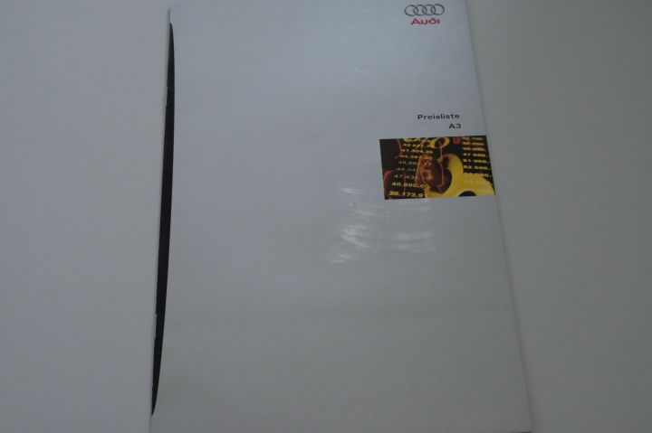 Audi A3 - Preisliste & Extras - Prospekt 06/1996
