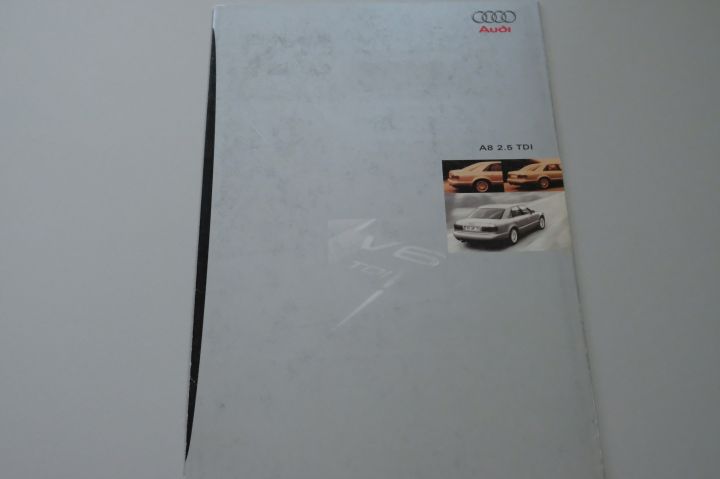 Audi A8 2.5 TDI Prospekt 06/1996