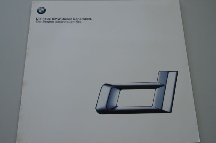 BMW 530d 730d - Übergröße - Prospekt 02/1998