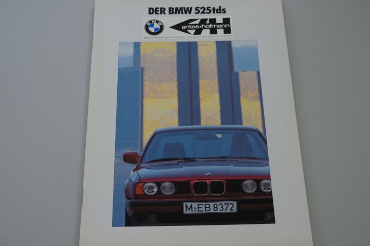 BMW 5er Reihe E34 525tds Prospekt 02/1991