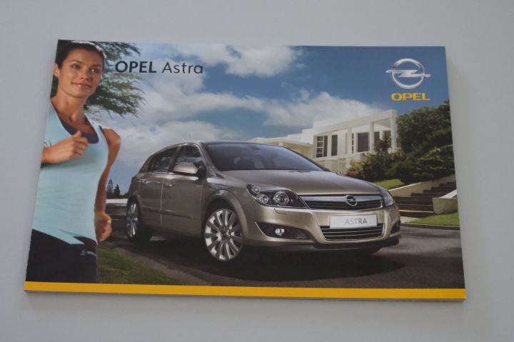Opel Astra Prospekt 04/2008
