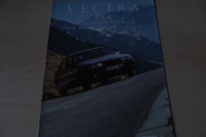 Opel Vectra A - 4x4 - Prospekt 08/1990