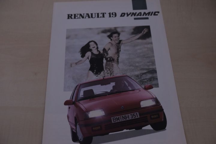 Renault R 19 - Dynamic - Prospekt 199?