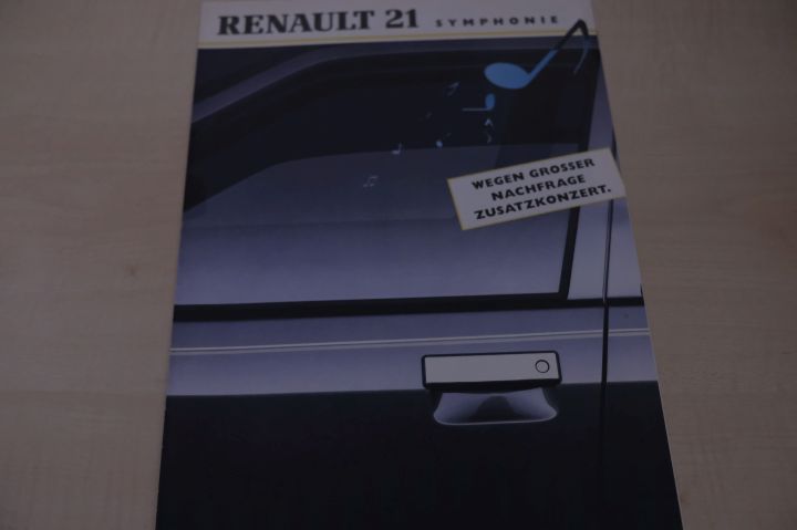 Renault R 21 - Symphonie - Prospekt 01/1991