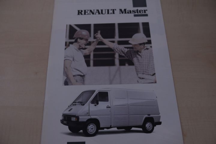 Renault Master Prospekt 07/1991