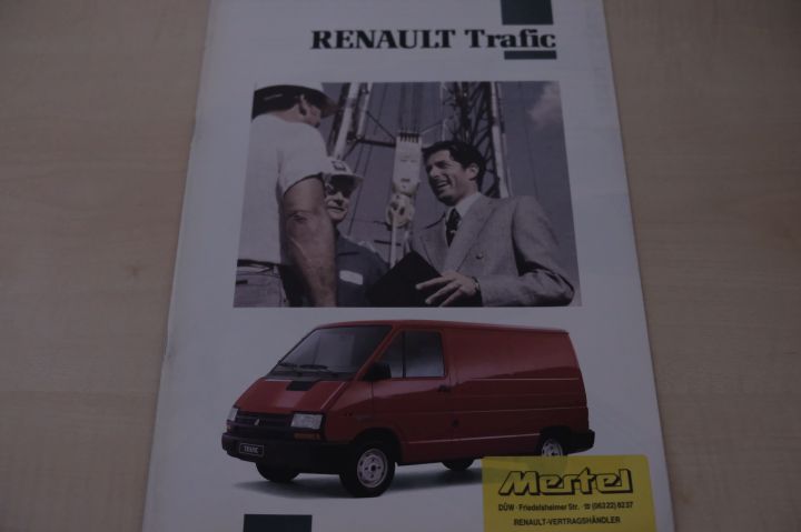 Renault Trafic Prospekt 07/1991