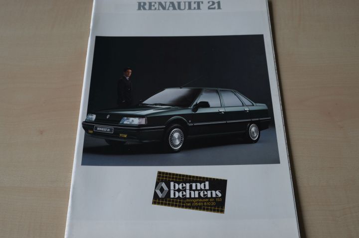 Renault R 21 Prospekt 12/1989