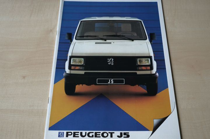 Peugeot J5 Prospekt 1983