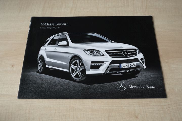 Mercedes M-Klasse - Edition 1 - Prospekt 04/2011