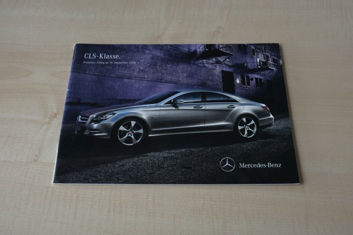 Mercedes CLS - Preisliste & Extras - Prospekt 09/2010