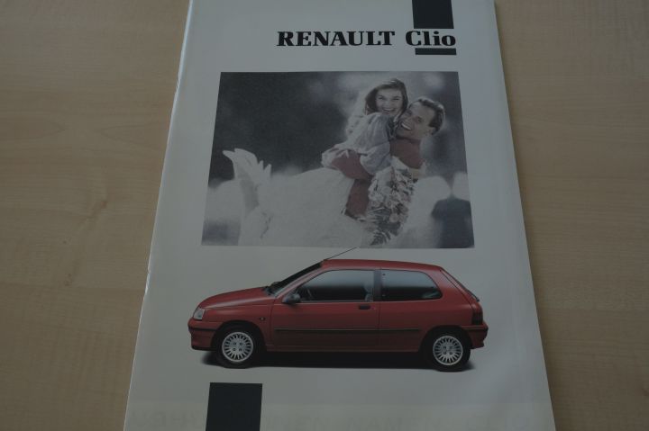 Renault Clio inkl. 16V + Baccara Prospekt 07/1991